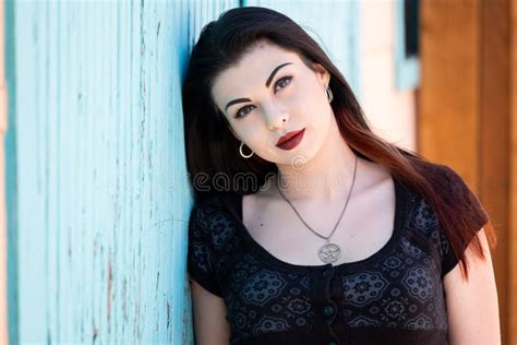 Dark Haired Lingerie Model Stock Photo Image Of People 6570612