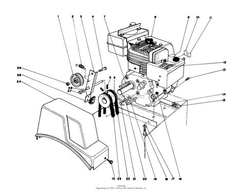 Toro 38015, 421 Snowthrower, 1980 (SN 0000001-0999999) Parts Diagram ...