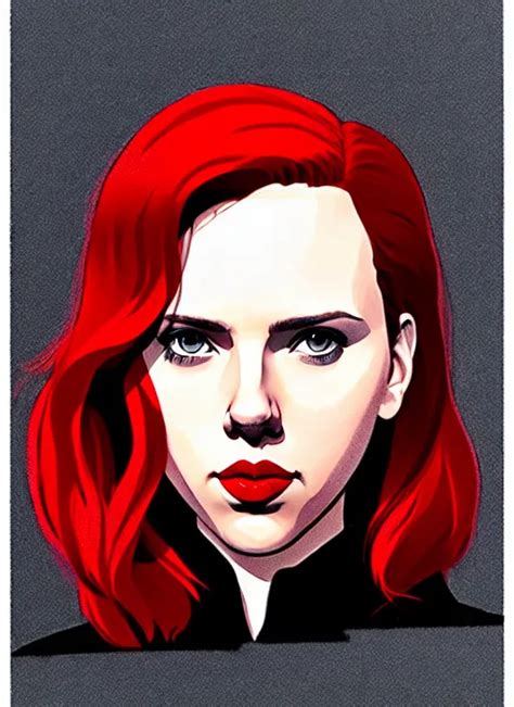 Phil Noto Pretty Scarlett Johansson Black Widow Stable Diffusion