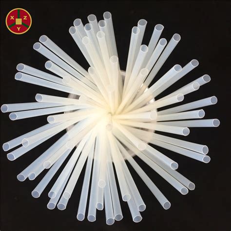 Thin Biodegradable PLA Straws With Nude Packing For Families And