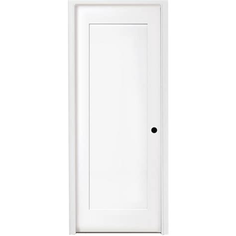 Steves Sons 24 In X 80 In 1 Panel Shaker White Primed Left Hand