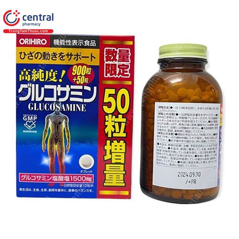 Viên dưỡng khớp Glucosamine Orihiro: Công dụng, cách dùng