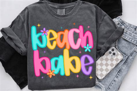 Preppy Beach Babe Png Graphic By Hello December Creative Fabrica
