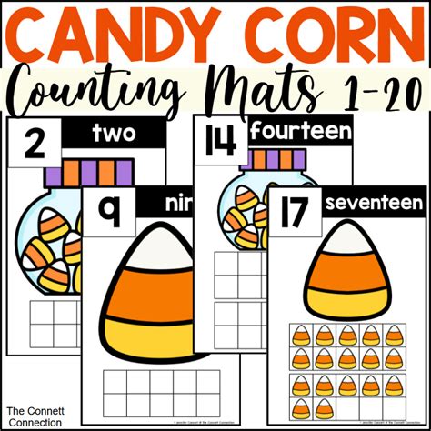 Counting To 20 Candy Corn Math Center Freebie Worksheets Library