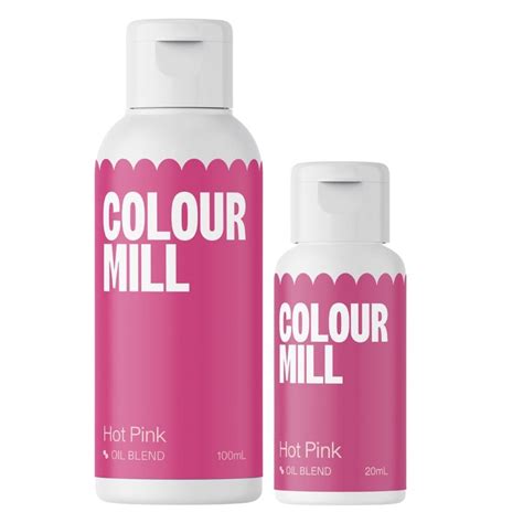Hot Pink Oil Based Food Colouring Colour Mill Cake Craft Group