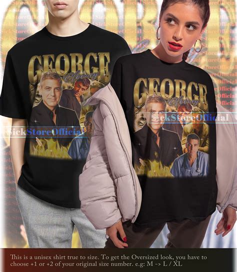 George Clooney Vintage Shirt Clooney Merch T George Etsy