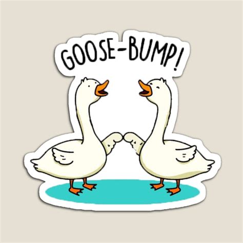 Goose Bump Cartoon Pun Funny Puns Goosebumps Friend Cartoon