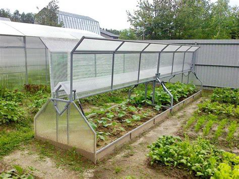 Парники из поликарбоната с открывающимся верхом своими руками: чертежи ...
