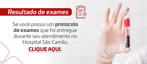 Resultado De Exames Sao Camilo - Hospital São Camilo
