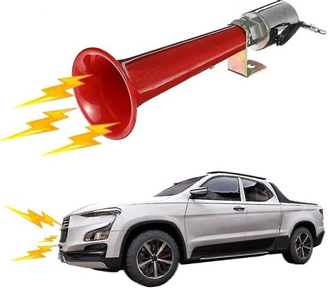 180db Red Super Loud Air Horn Bird Call Air Horn Single Pipe Air Horn ...