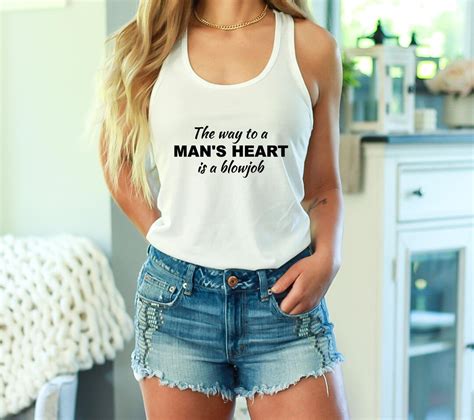 Women S Blowjob Tank Top Blowjob Shirt Oral Sex Shirt Funny Sex Shirt Cocksucker BJ