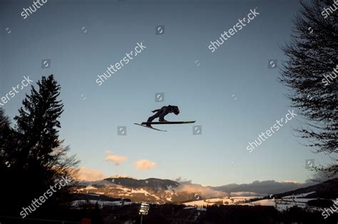 Karl Geiger Germany Action During Practice Editorial Stock Photo