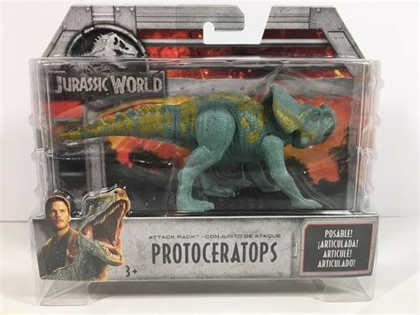 Jurassic World Fvj92 Attack Pack Protoceratops Multi Colour For Sale Online Ebay Jurassic