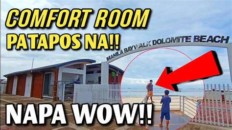 Manila Bay Today Update Comfort Room Patapos Na Youtube