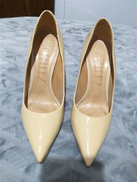 Scarpin Nude Sapato Feminino Schutz Usado Enjoei