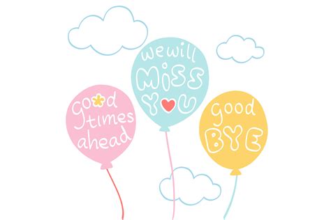 We Will Miss You Card Hand Drawn Graphic By Niradjstudio Creative