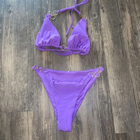 Princess Polly Bikini Set Never Worn Triangle Depop