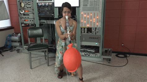 The Inflation Laboratory Freya Blows Her First Chinese Hot Water Bottle MP4 1080p