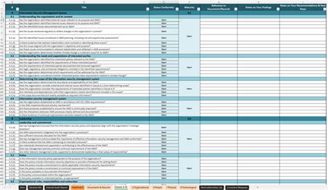 order  iso   internal audit checklist xls
