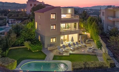 Crete Villas Private Pools Chania 3 Bedrooms Sleep 6 Beach Villas Crete