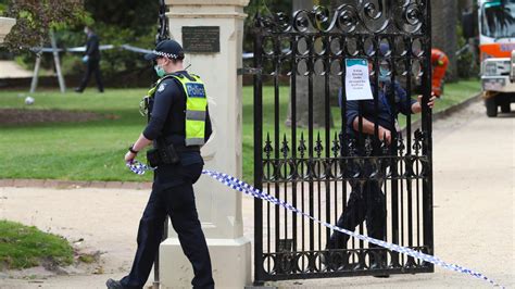 St Kilda Botanical Gardens Womans Half Naked Body Found News Au Australias Leading