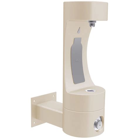 Elkay Outdoor Ezh O Bottle Filling Station Wall Mount Non Filtered Beige