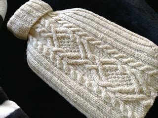 Ravelry Hot Water Bottle Cover Pattern By Rebecca Design Team