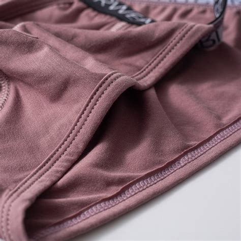 Orlvs Underwear Socks Orlvs Mens New Pink Modal W Black Logo Waistband Low Rise Bikini