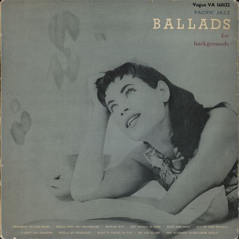 Various Jazz Ballads For Backgrounds Uk Vinyl Lp —