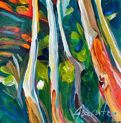 Julia Veenstra Birches 6x6 Crownandpress