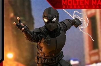 Hot Toys Spider Man Stealth Suit Deluxe Version