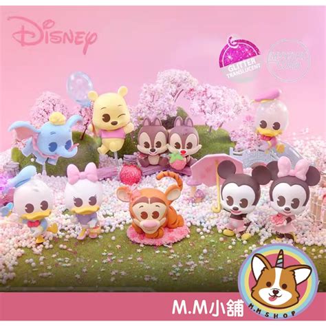 M M小舖現貨 盒玩 Hot Toys Cosbi 米奇和朋友們 櫻花情人節系列 盲抽 盲盒 一中盒8入 蝦皮購物
