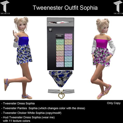 Second Life Marketplace Tweenster Outfit Sophia
