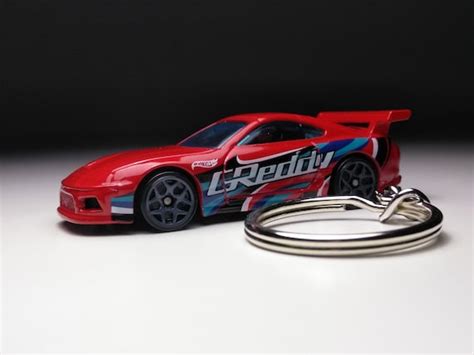 Toyota Supra Hot Wheels Keychain Etsy