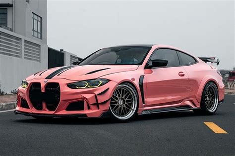 Pink Widebody Bmw M4 Is A Tad Too Late For The Barbie Movie