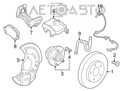 Ступица передняя левая Chevrolet Malibu 16- GSP 9330064 артикул 545646 ...
