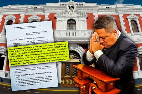 Trujillo presentan pedido de suspensión contra Arturo Fernández