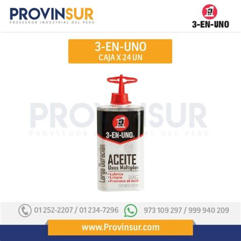 Aceite Multiusos Gotero 90 Ml X24 Und 3 En Uno Lubricantes Perú