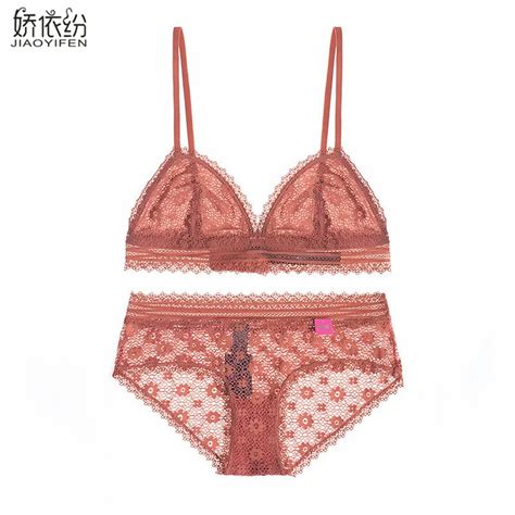 Europe Ultra Thin Sexy Translucent Underwear Embroidery Boutique Lace