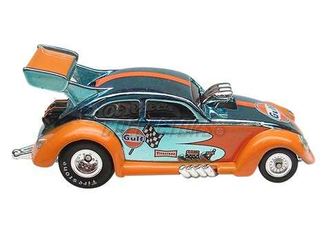 T Hunted Gulf Racing New Drag Beetle From Hot Wheels
