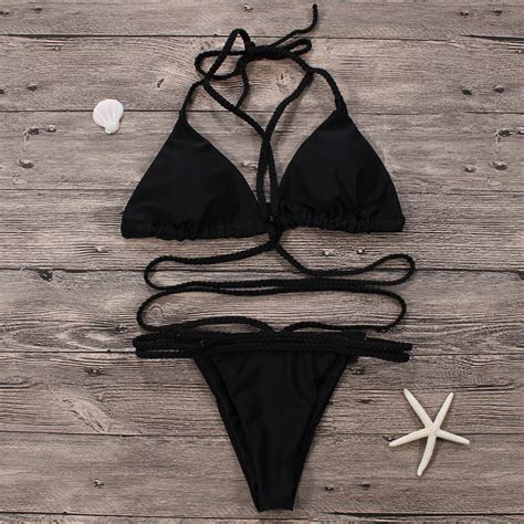 China Sexy Brazilian Bikini Thong Beach Swimwear For Lady China Swimsuit And Underwear Price