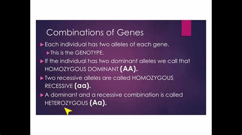 Introduction To Genetics Youtube