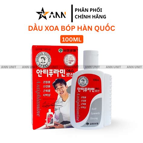 Dầu Xoa Bóp Antiphlamine Hàn Quốc 100ml - Nguồn Sỉ Mỹ Phẩm