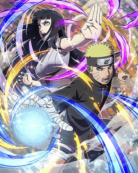 Hinata Hyuga Naruto Uzumaki Digital Art by Lac Lac - Fine Art America