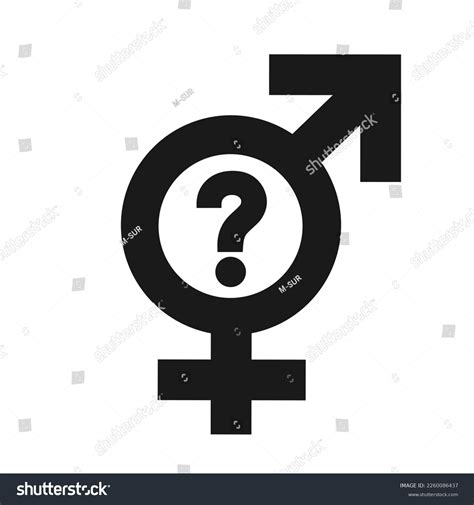 Non Binary Gender Sex Male Female Stock Vector Royalty Free 2260086437 Shutterstock