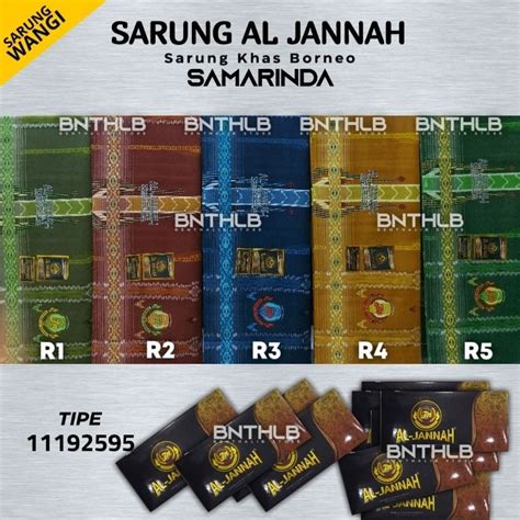 Jual Sarung Sutera Samarinda Al Jannah Wangi Parfum Motif Khas Dayak