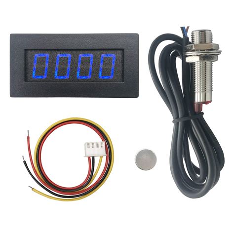 Buy Digiten Digital Led Tachometer Rpm Speed Meter Hall Proximity