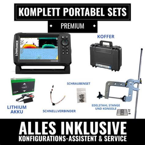 Lowrance Eagle Eye-9 Live Echolot mit Geber - Echolotzentrum.de