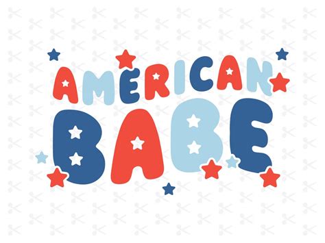 Th Of July Shirt SVG American Babe SVG Fourth Of July SVG Etsy