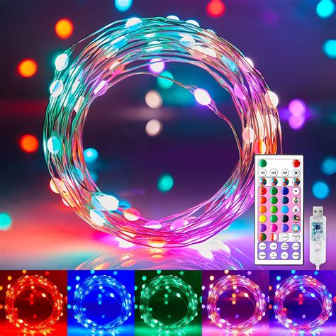 Buy Minetom Fairy Lights Color Changing - 33 FT 100 LED String Lights ...